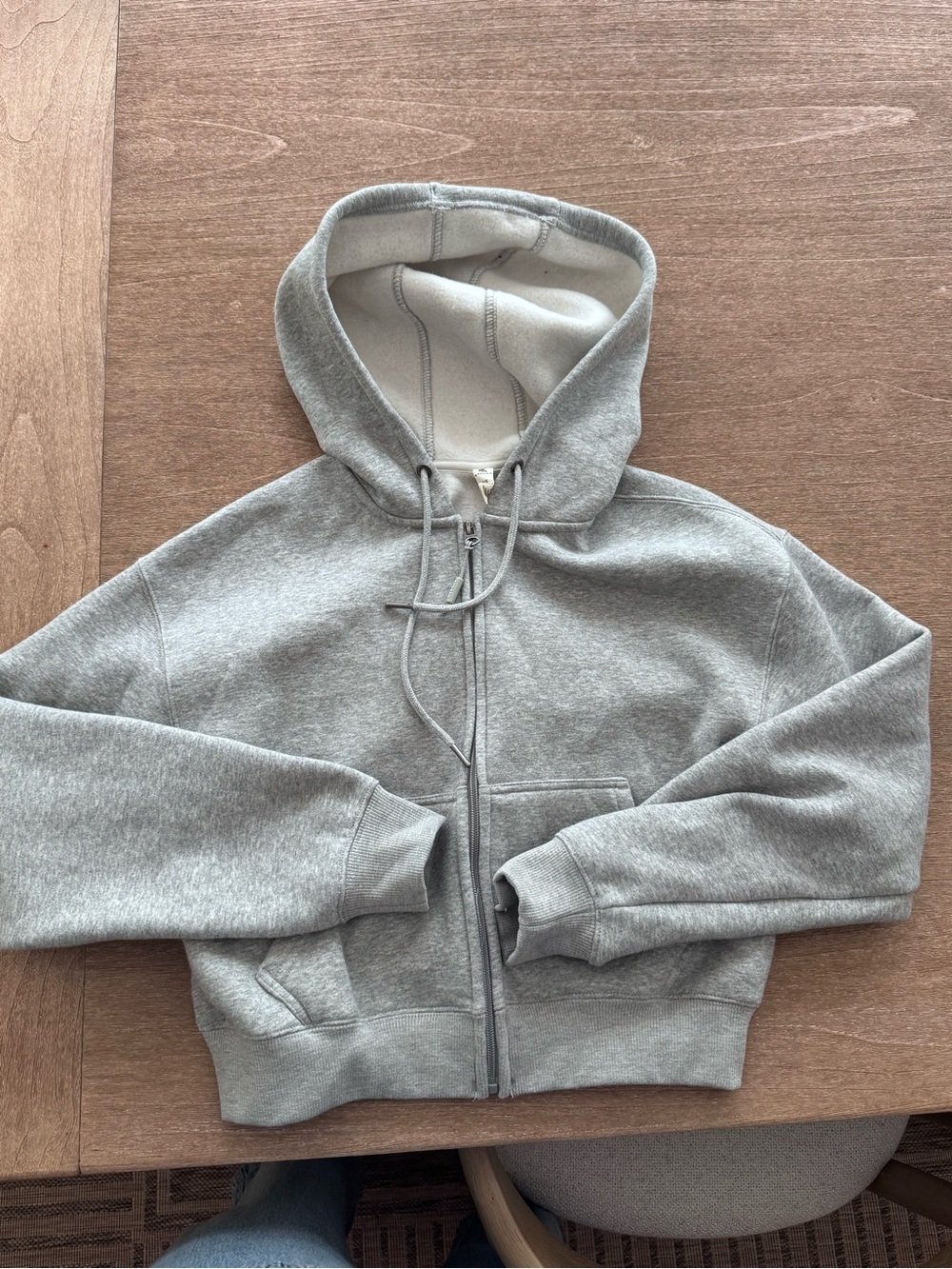 Kyodan Gray Full-Zip Hooded Sweatshirt